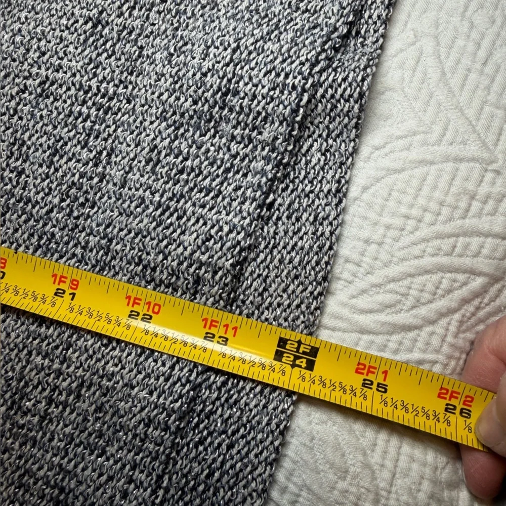 LOFT Gray Crew Neck Sweater